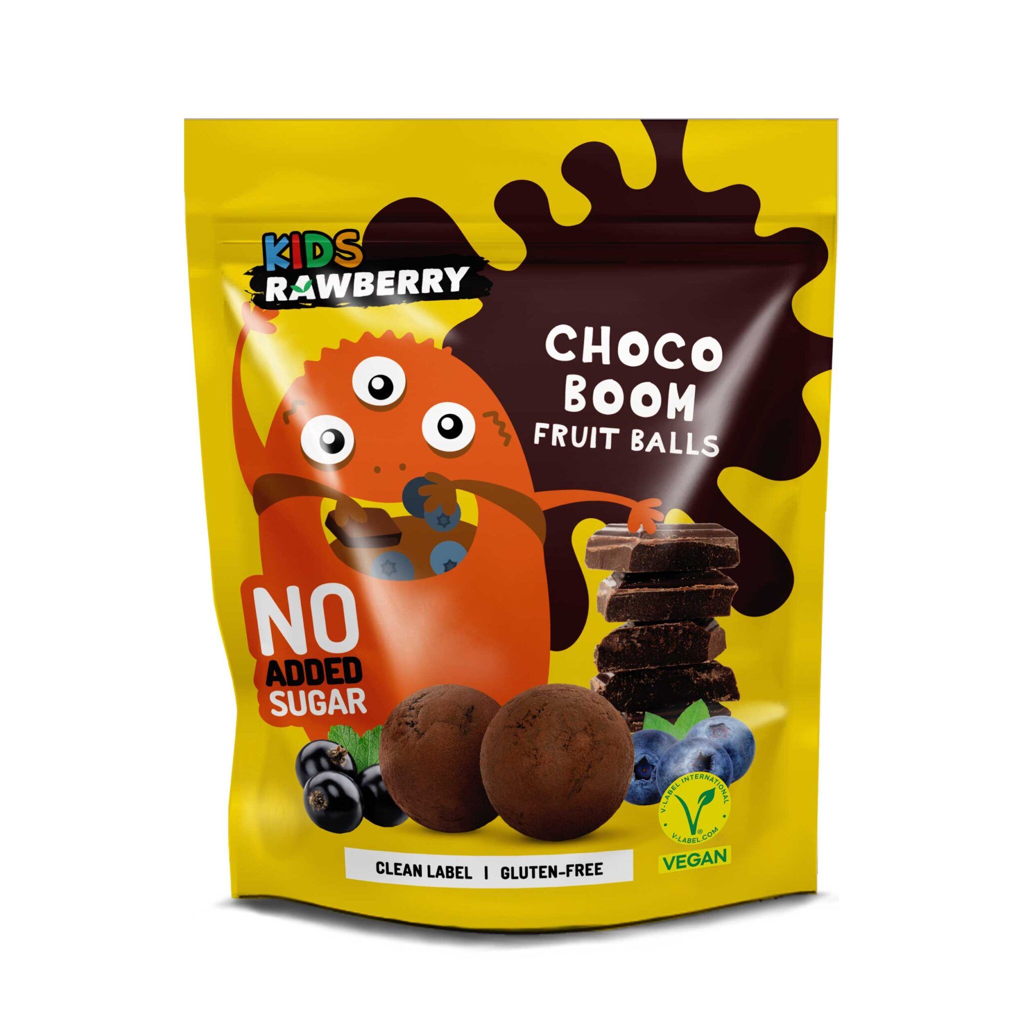 RAWBERRY KIDS - COCOA FRUIT BALLS (8 PACK) - Image 1