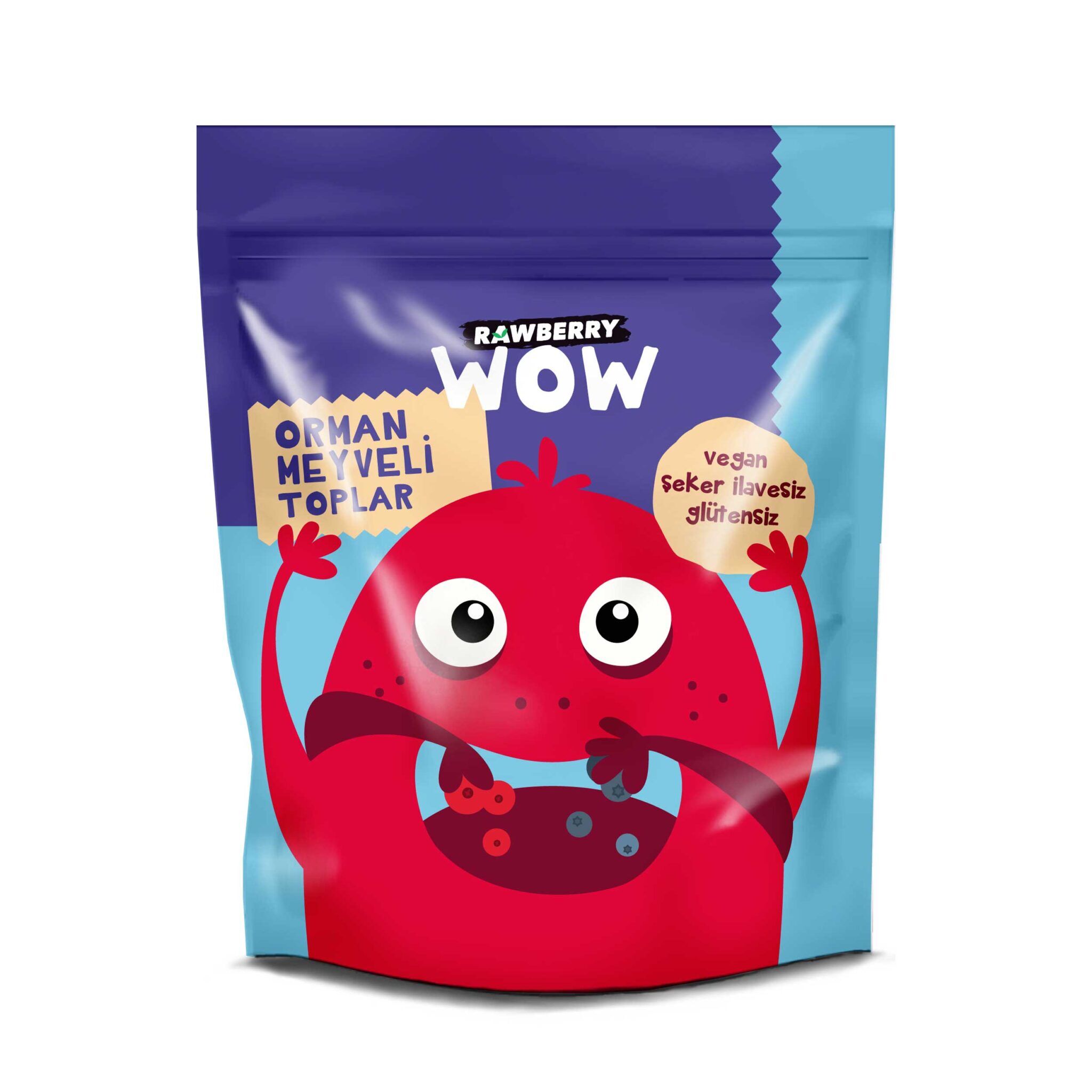 wildberry1 RAWBERRY WOW KIDS – ORMAN MEYVELİ TOPLAR ( 8 PAKET ) - Görsel 1